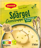 Maggi Guten Appetit Spargel Cremesuppe 3 Teller (Tüte)